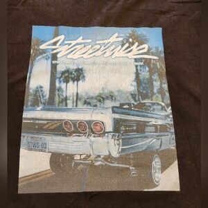 Streetwise Black Graphic Tee Size 3XL